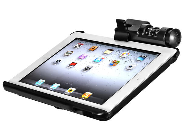 RAM Mount Latch-N-Lock med kodelås For iPad 1-4